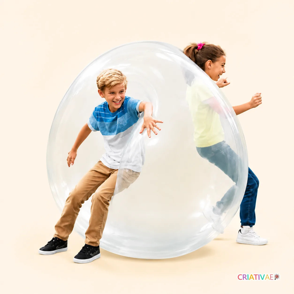 Gigantball Criativae - Riesiger Wackelball für Luft und Wasser