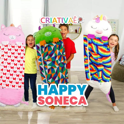 Kuschelsack Criativae - 3-in-1 Kinderschlafsack mit Kuscheltier