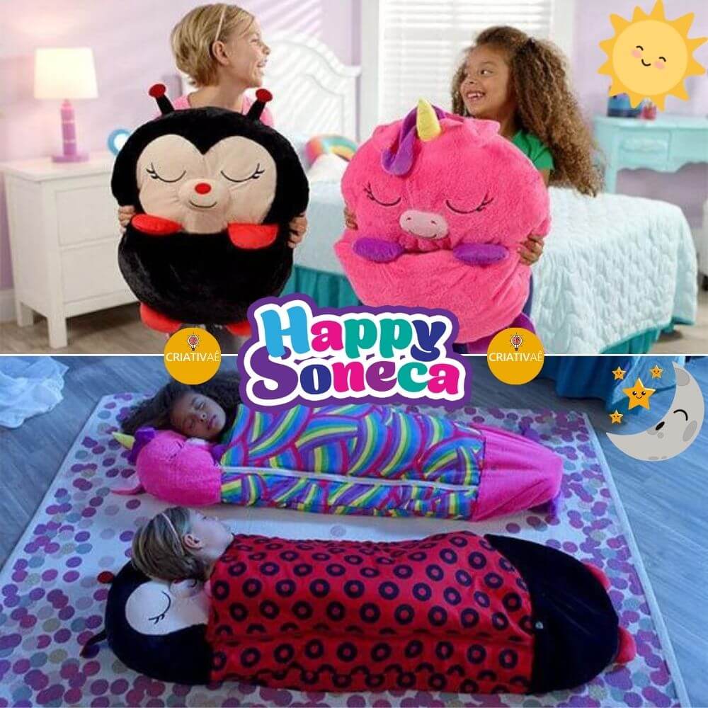 Kuschelsack Criativae - 3-in-1 Kinderschlafsack mit Kuscheltier