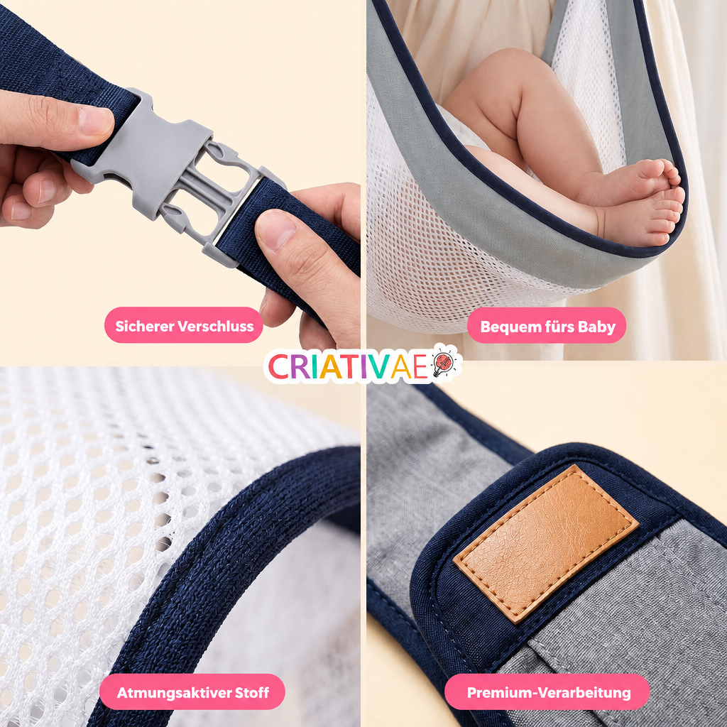 Kängu Sling Criativae - Verstellbarer Baby-Sling für freie Hände und ein ruhiges Baby