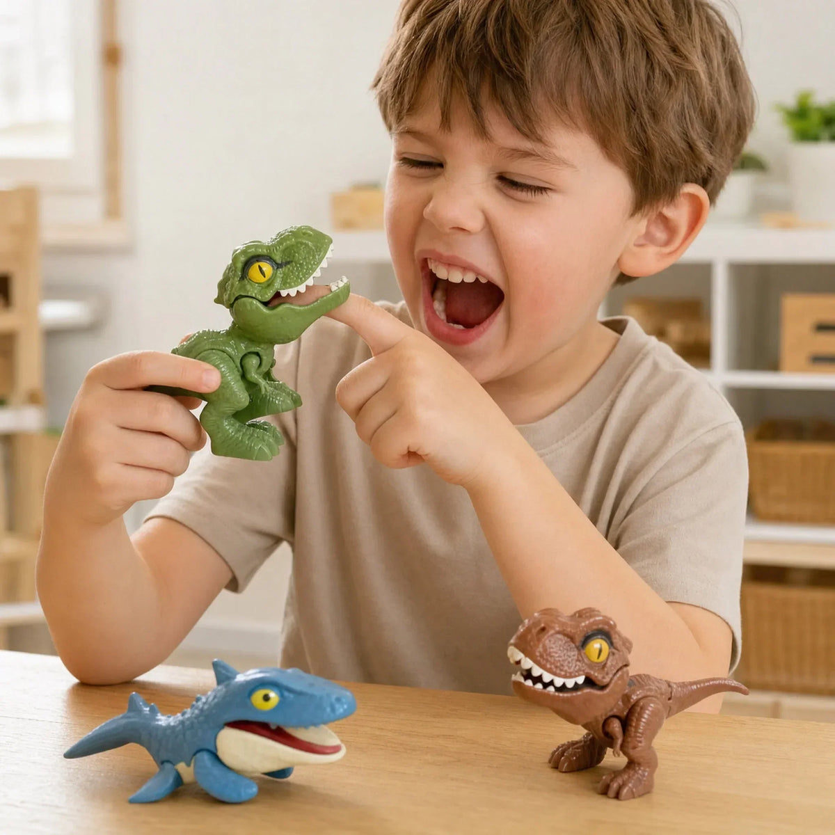 Schnappsaurier Criativae - Anti-Stress-Dinos mit Schnappmaul