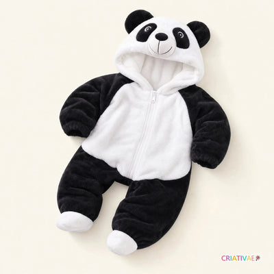 Kuschelfreunde Criativae - Kuscheliger Tier-Overall aus Plüsch-Flanell