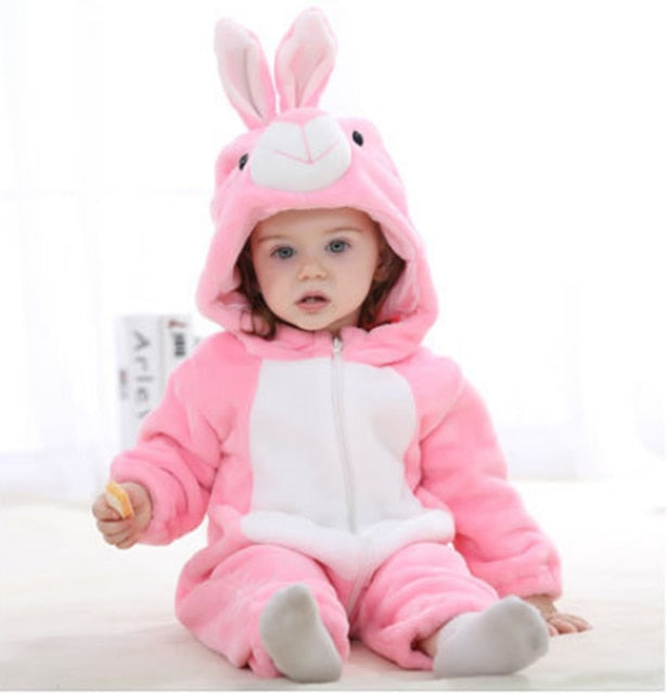 Kuschelfreunde Criativae - Kuscheliger Tier-Overall aus Plüsch-Flanell