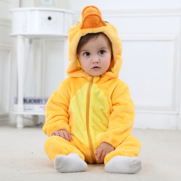 Kuschelfreunde Criativae - Kuscheliger Tier-Overall aus Plüsch-Flanell