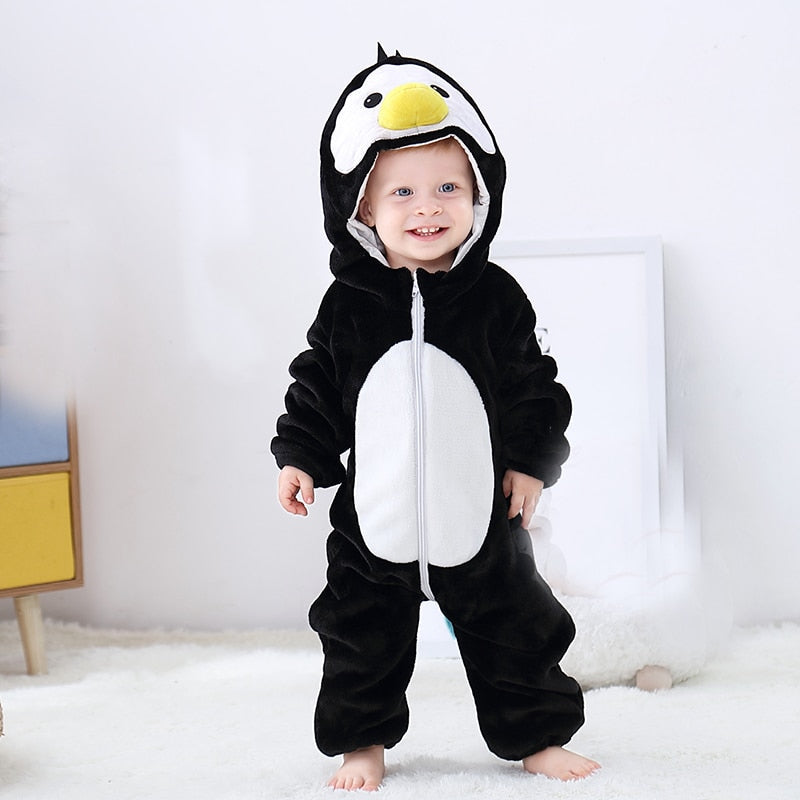 Kuschelfreunde Criativae - Kuscheliger Tier-Overall aus Plüsch-Flanell