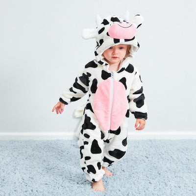 Kuschelfreunde Criativae - Kuscheliger Tier-Overall aus Plüsch-Flanell