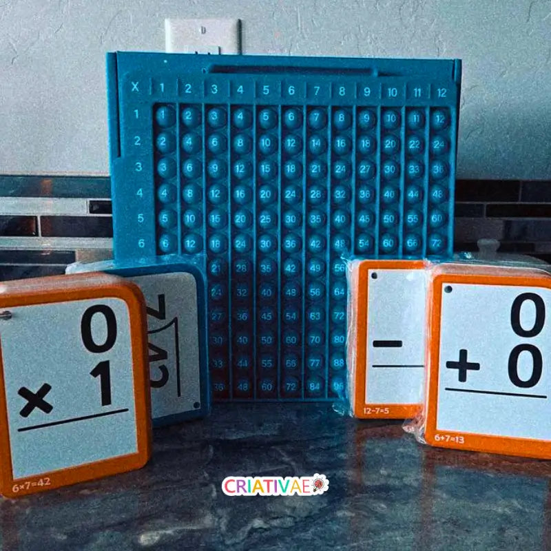 Pop-it-Mathe-Set Criativae - Brüche und Rechenarten zum Anfassen