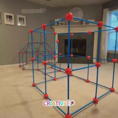 Build It Criativae - Montessori-Konstruktionsset für Hütten und Höhlen