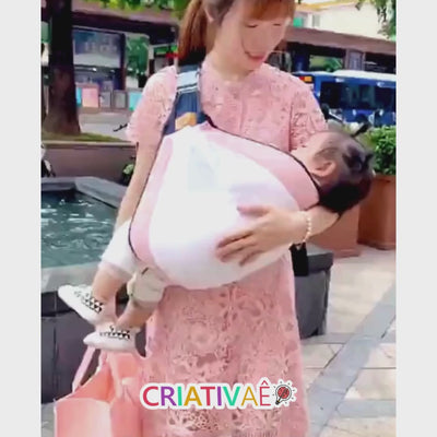 Kängu Sling Criativae - Verstellbarer Baby-Sling für freie Hände und ein ruhiges Baby
