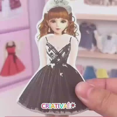 Styldoll Criativae - Magnetische Anziehpuppe mit unendlich vielen Outfits