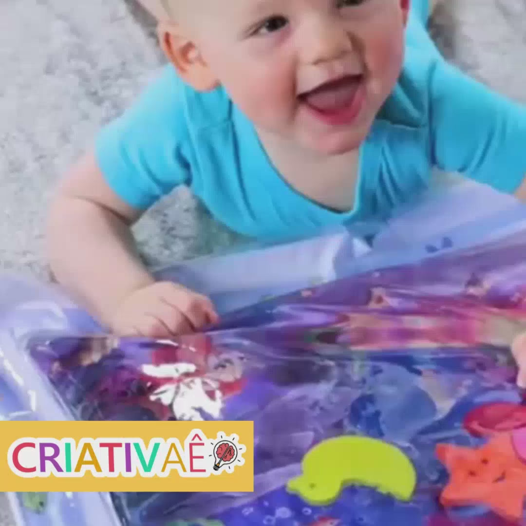 Wasserspielmatte Criativae - Interaktive Sensorik-Matte für Babys