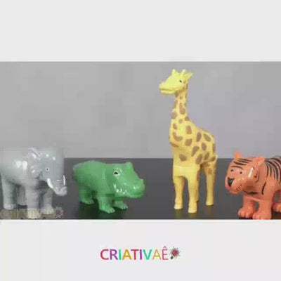 MagnetoZoo Criativae - Magnetisches 3D-Puzzle zum Erfinden immer neuer Tiere