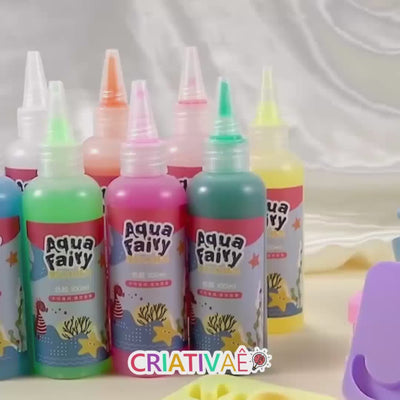 Aqua Fairy Criativae - Magisches Wasser-Bastelset für 3D-Tiere
