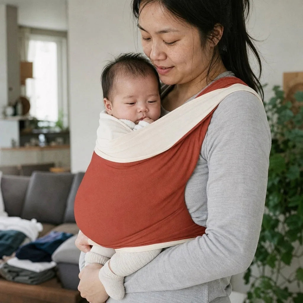 EasySling Criativae - Elastische Babytrage zum Anziehen in Sekunden