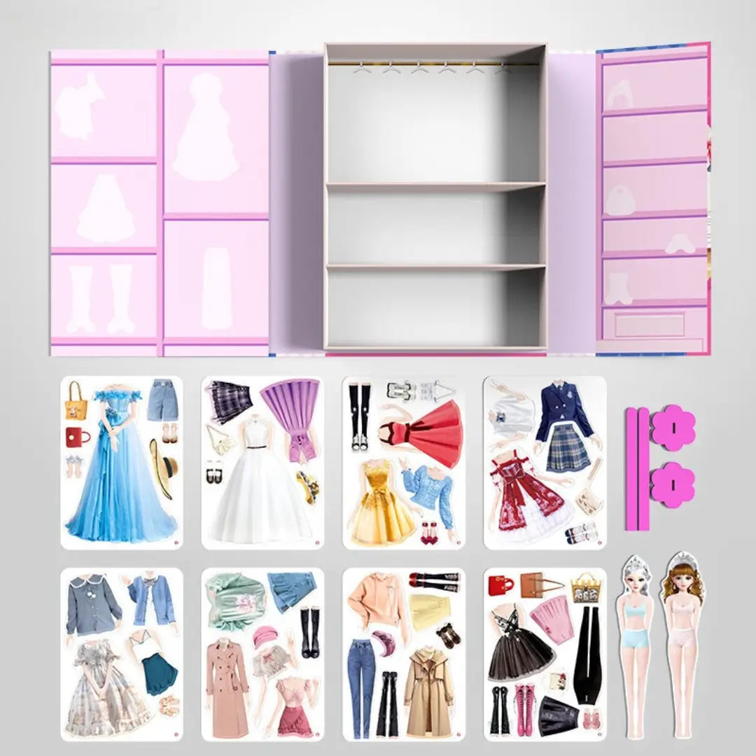 Styldoll Criativae - Magnetische Anziehpuppe mit unendlich vielen Outfits